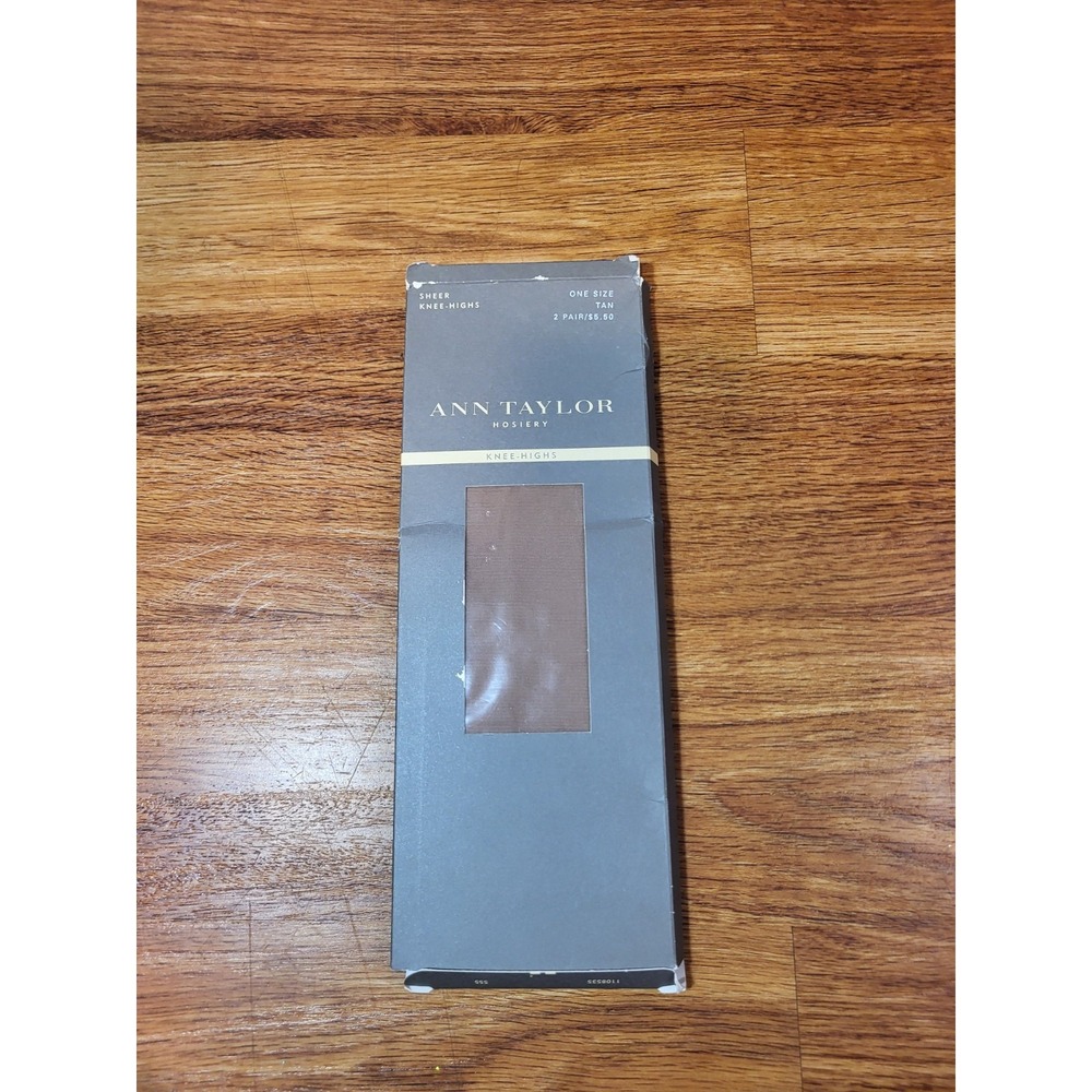 Vintage Ann Taylor‎ Hosiery Sheer Knee Highs OSFA 2 Pair